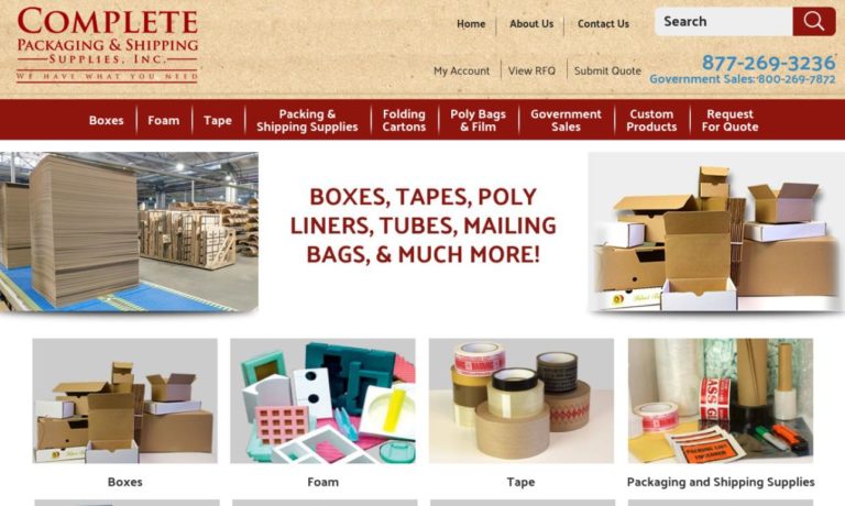 Complete Packaging & Shipping Supplies