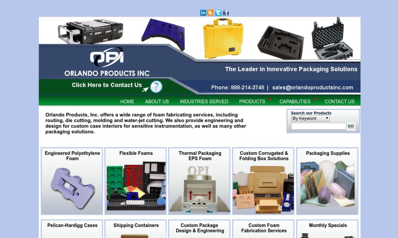 Orlando Products, Inc. Foam Fabricating